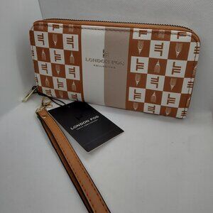 London Fog Women's Long Zip Around Wallet / Clutch